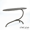 Global Views Forest Blossom Side Table-Natural Iron