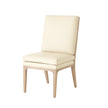 Global Views Abbott Dining Chair-Taupe Leather