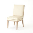 Global Views Abbott Dining Chair-Taupe Leather
