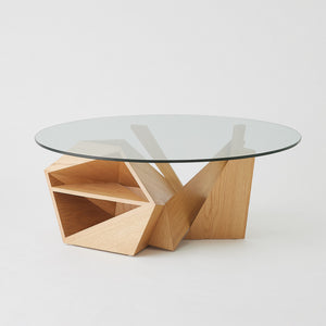 Global Views Spectrum Cocktail Table-Oak