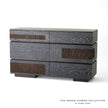 Global Views Brazil Dresser-Black Cerused Oak