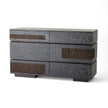 Global Views Brazil Dresser-Black Cerused Oak