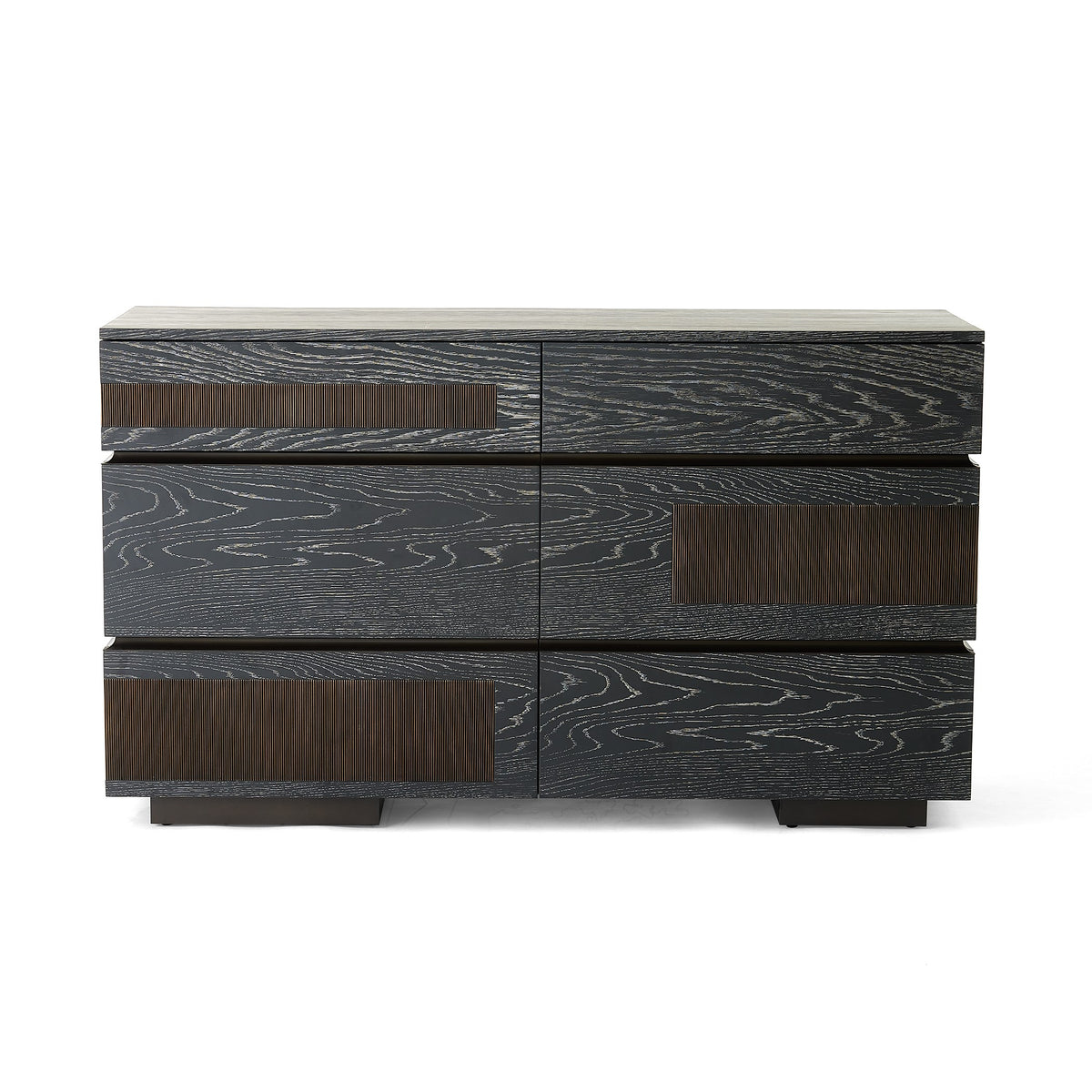 Global Views Brazil Dresser-Black Cerused Oak