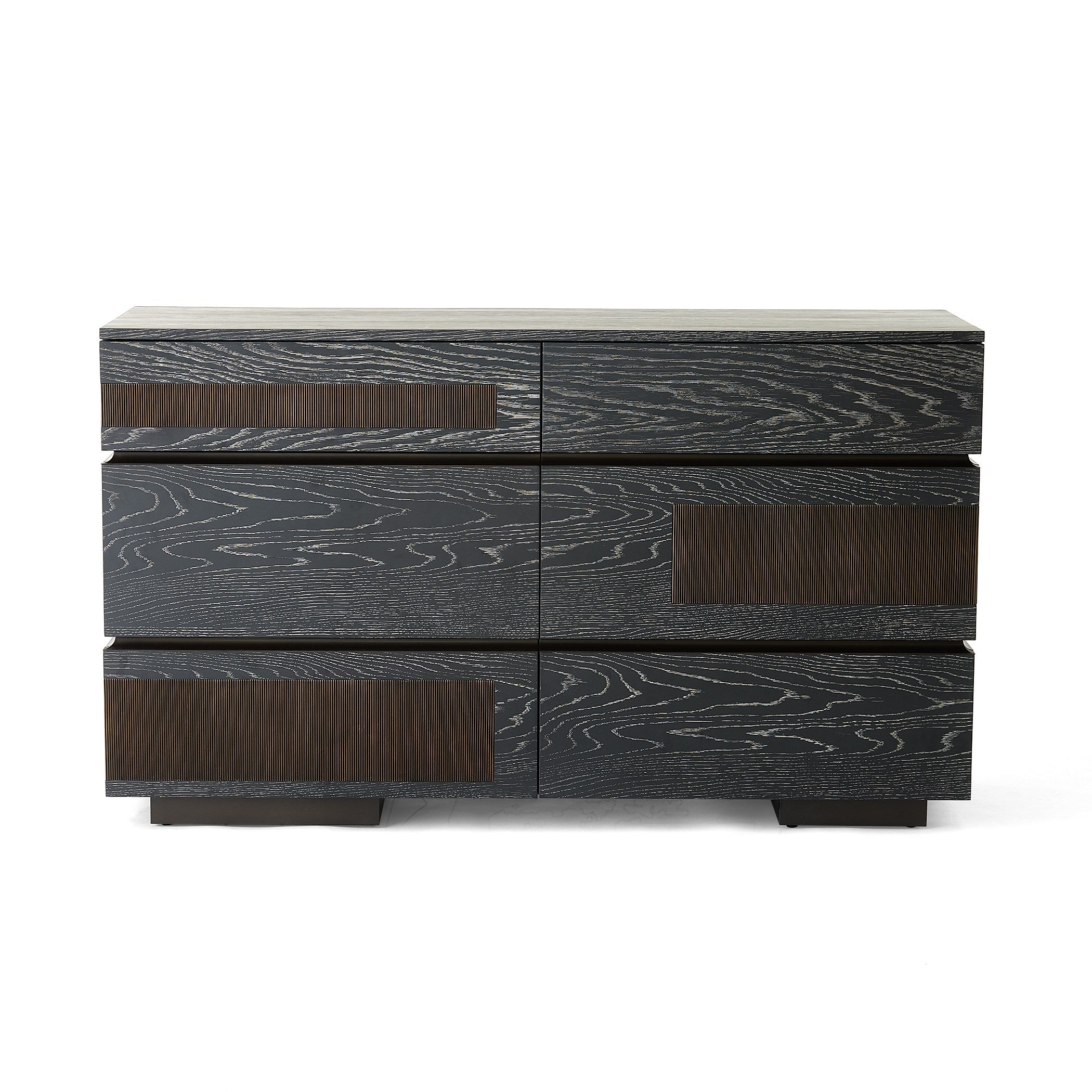 Global Views Brazil Dresser-Black Cerused Oak