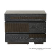 Global Views Brazil Chest-Black Cerused Oak