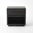 Global Views Brazil Bedside Chest-Right-Black Cerused Oak