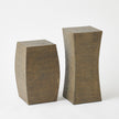 Global Views Lames Table Aged Brass