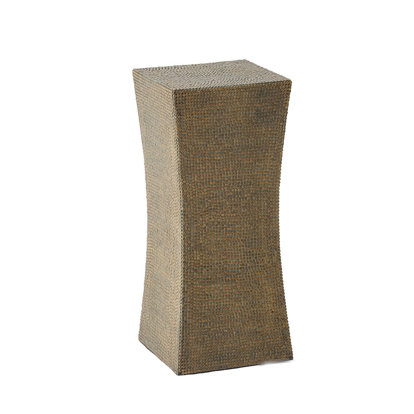 Global Views Lames Table Aged Brass