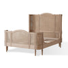 Global Views Josephine King Bed-Bleached Oak