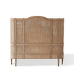 Global Views Josephine Queen Bed-Bleached Oak