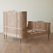 Global Views Josephine King Bed-Bleached Oak