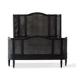 Global Views Josephine King Bed-Blackened Oak