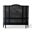 Global Views Josephine King Bed-Blackened Oak
