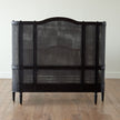 Global Views Josephine King Bed-Blackened Oak