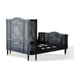 Global Views Josephine Queen Bed-Blackened Oak