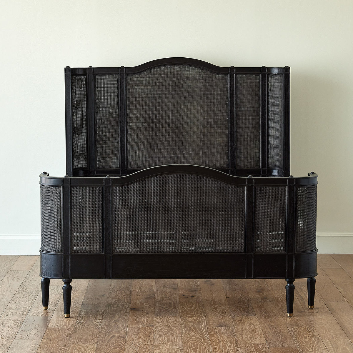 Global Views Josephine King Bed-Blackened Oak