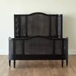 Global Views Josephine King Bed-Blackened Oak