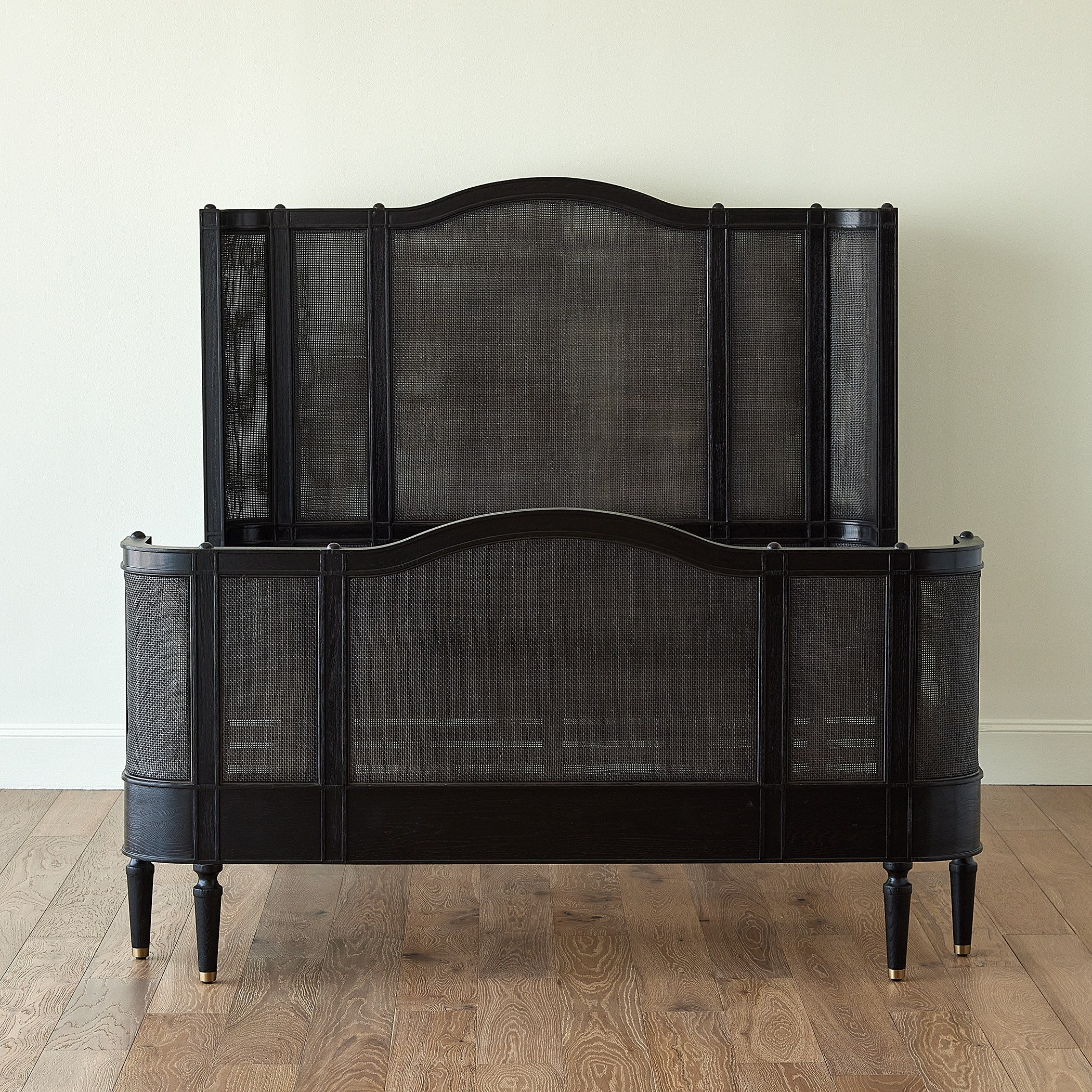 Global Views Josephine King Bed-Blackened Oak