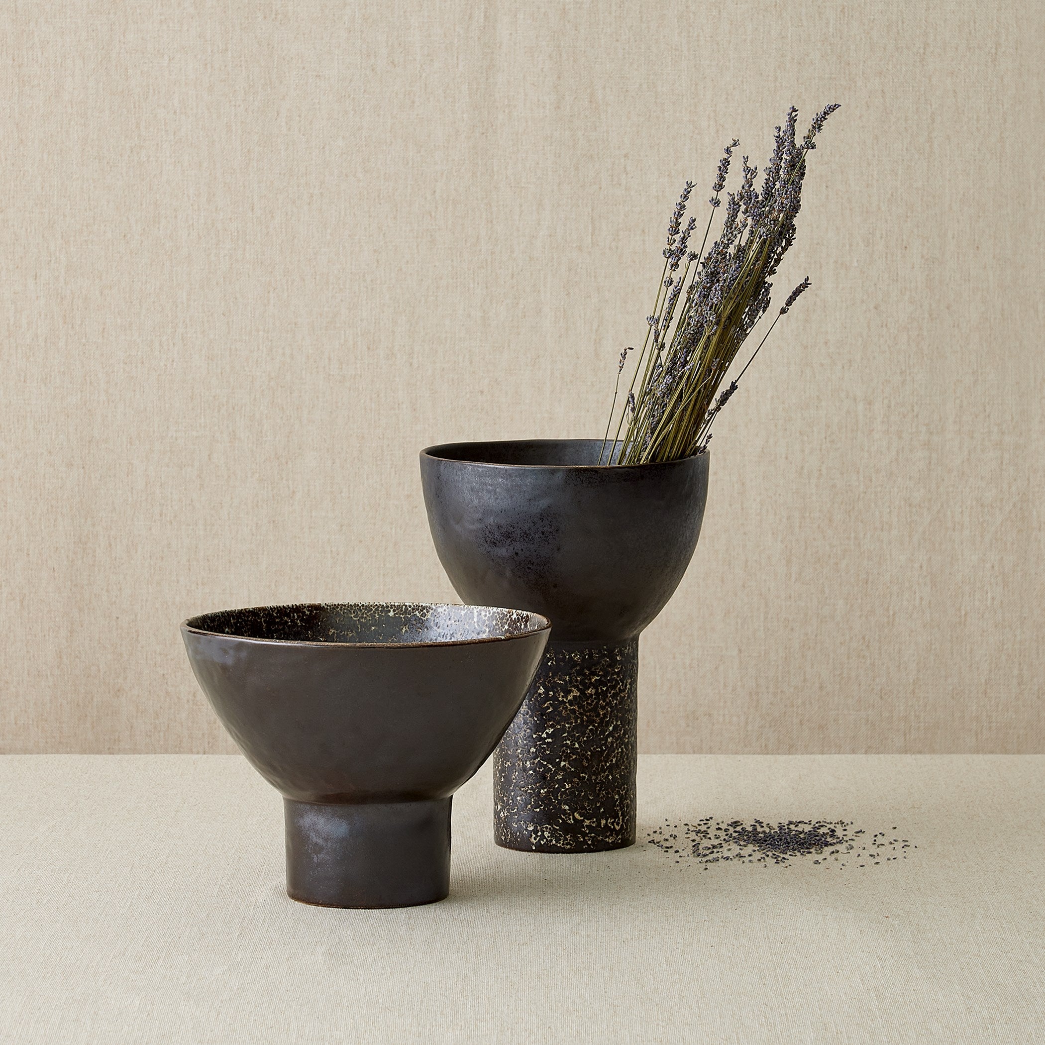 Global Views Cinder Footed Bowl