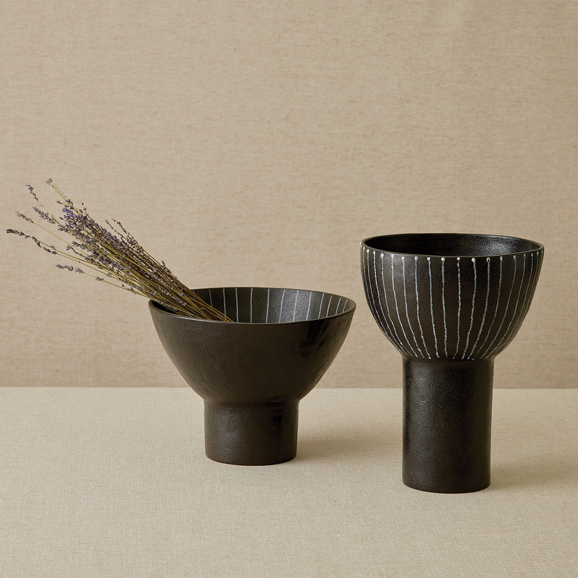 Global Views Cinder Footed Bowl