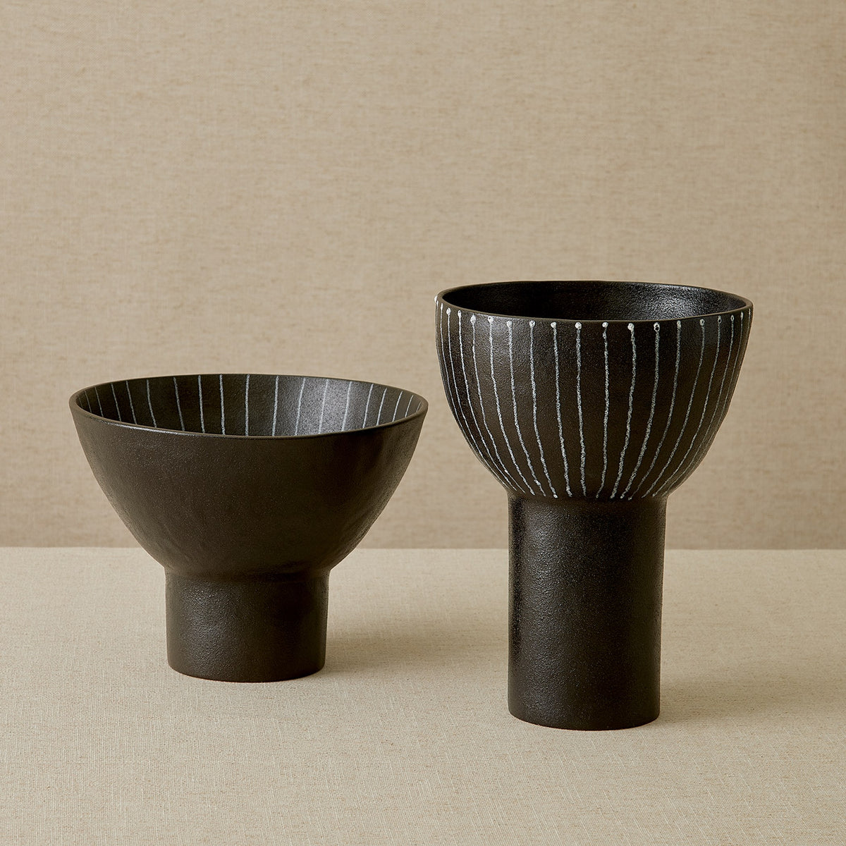Global Views Cinder Footed Bowl