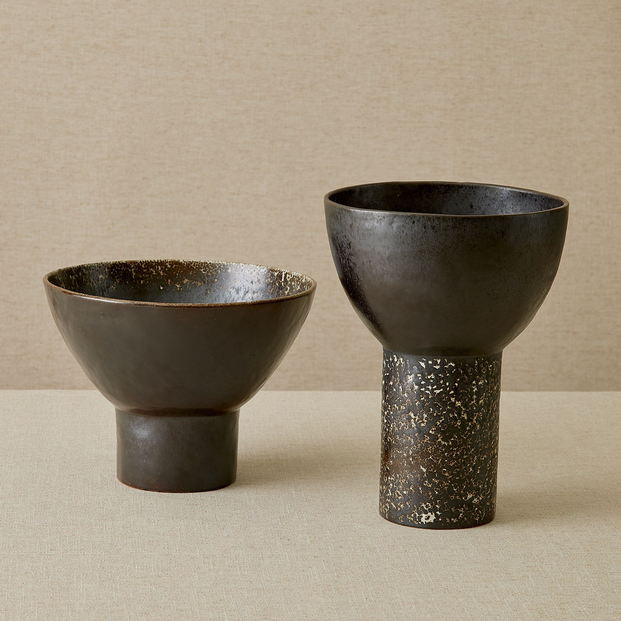 Global Views Cinder Footed Bowl
