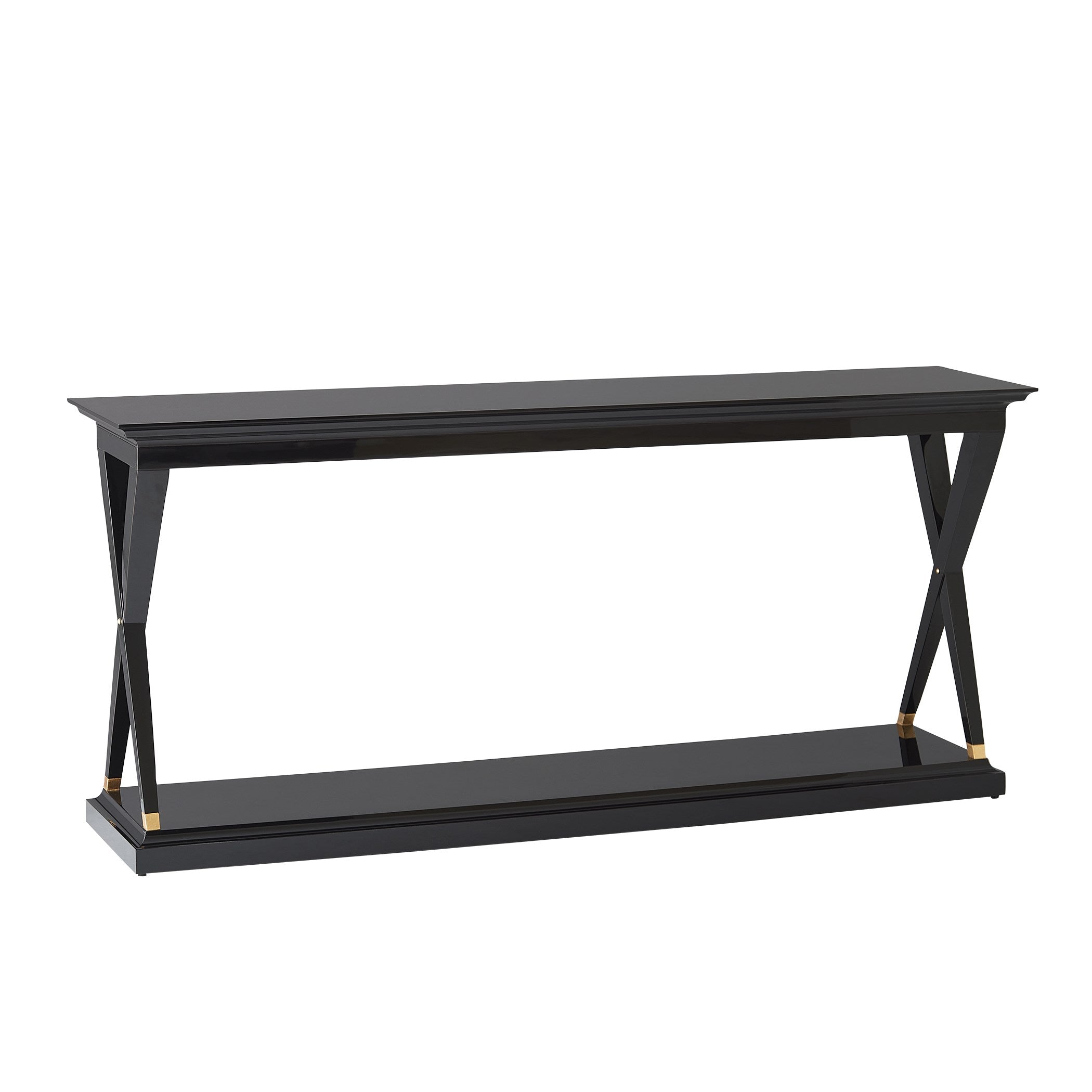 Global Views X-Console-Black Lacquer