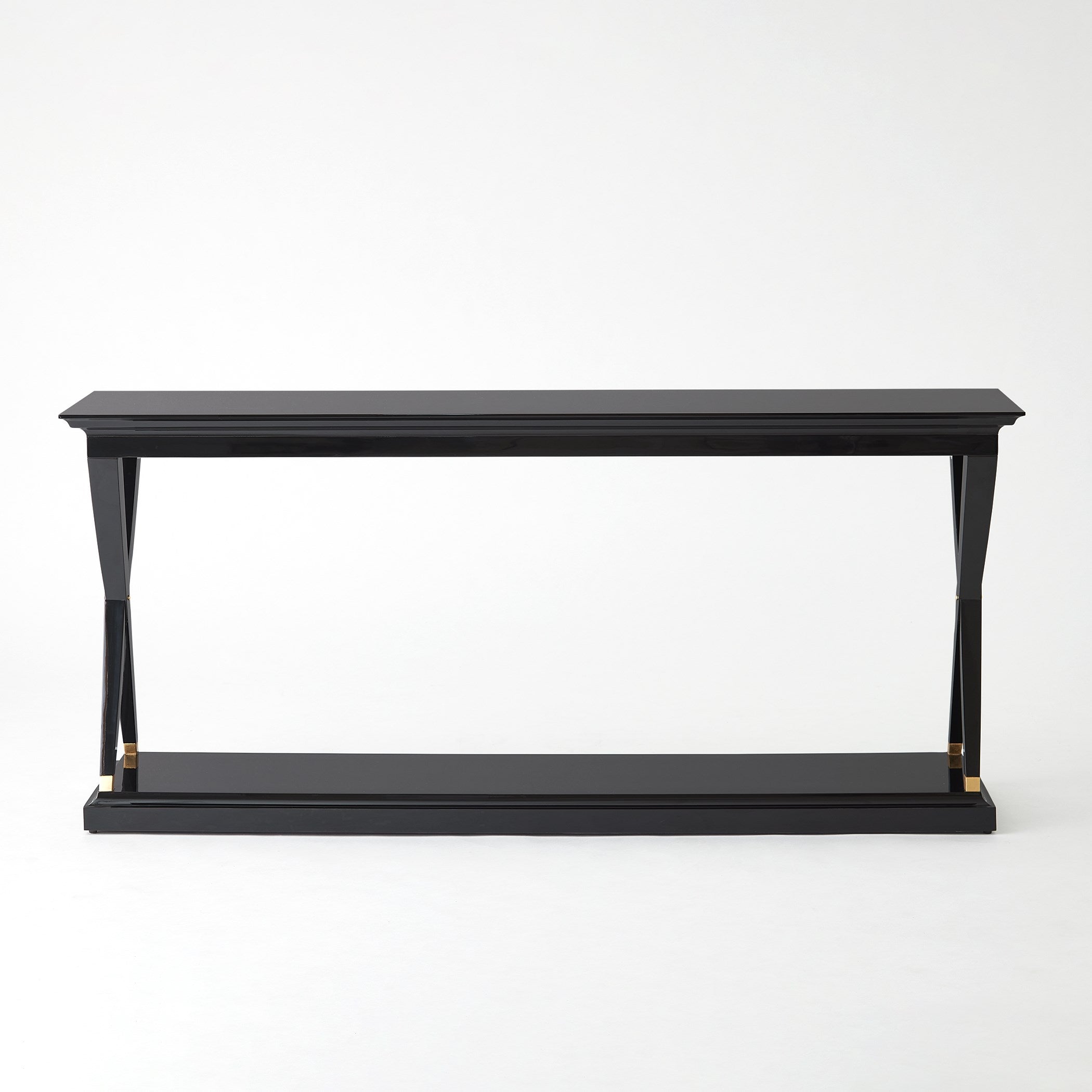 Global Views X-Console-Black Lacquer