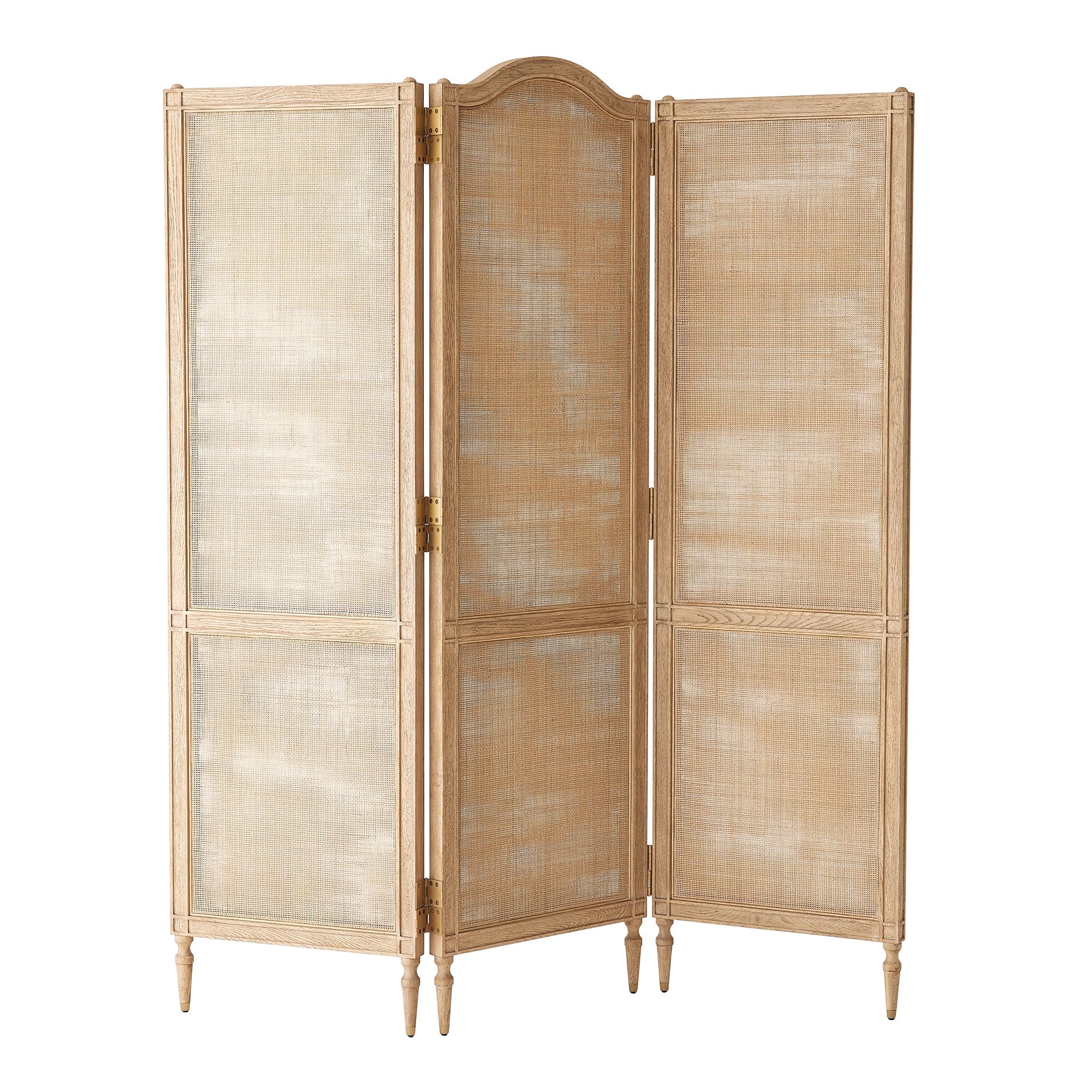 Global Views Josephine Screen-Bleached Oak