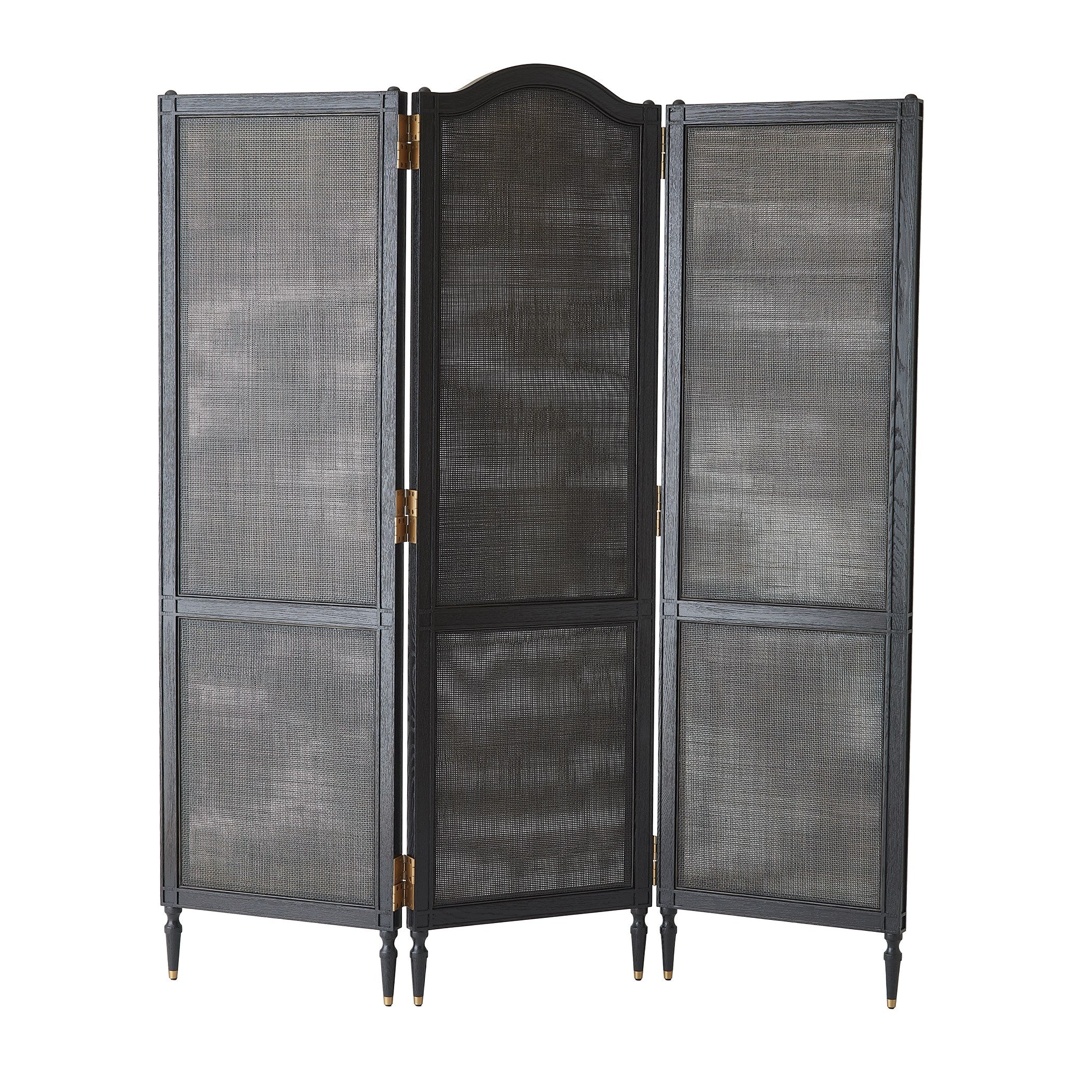 Global Views Josephine Screen-Blackened Oak
