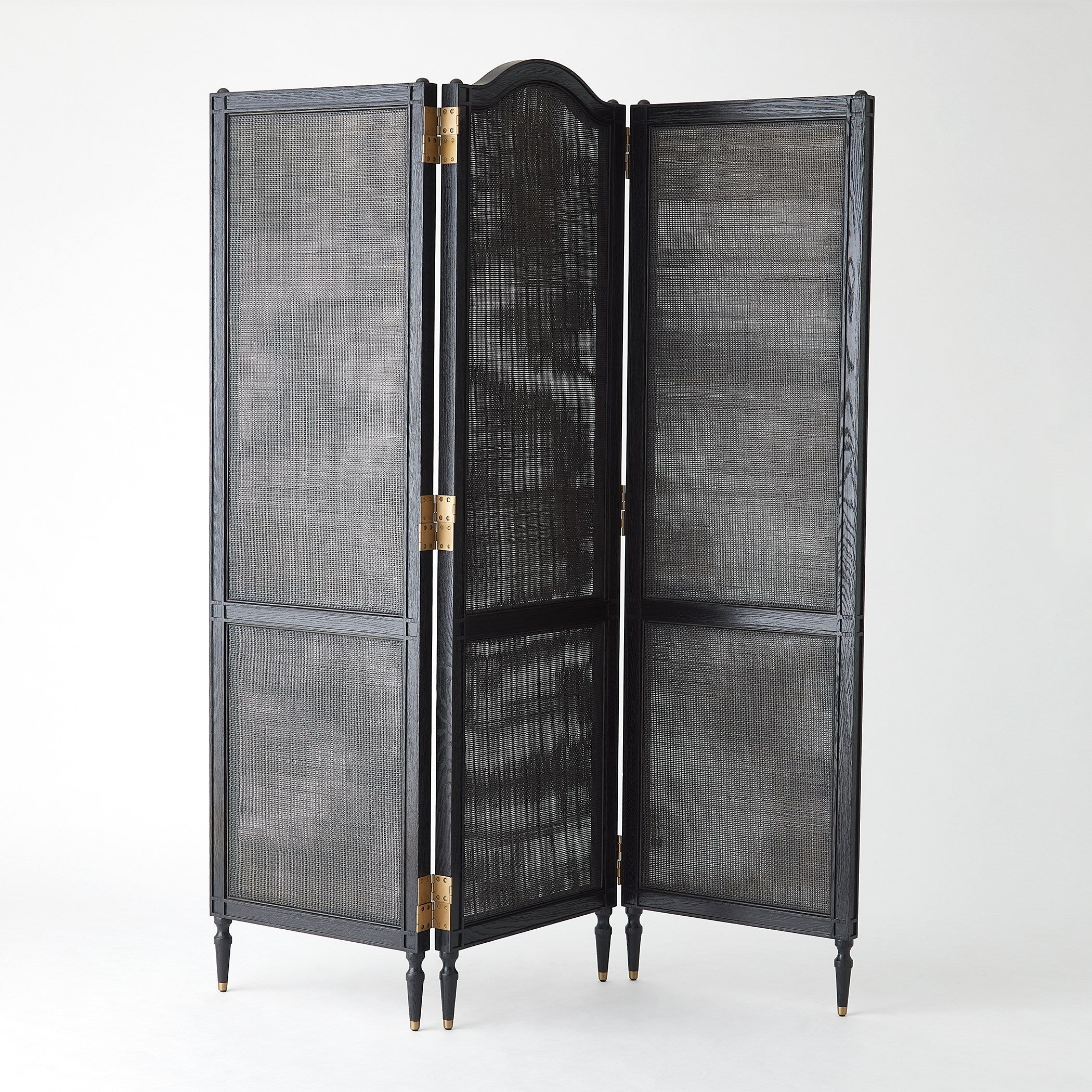 Global Views Josephine Screen-Blackened Oak