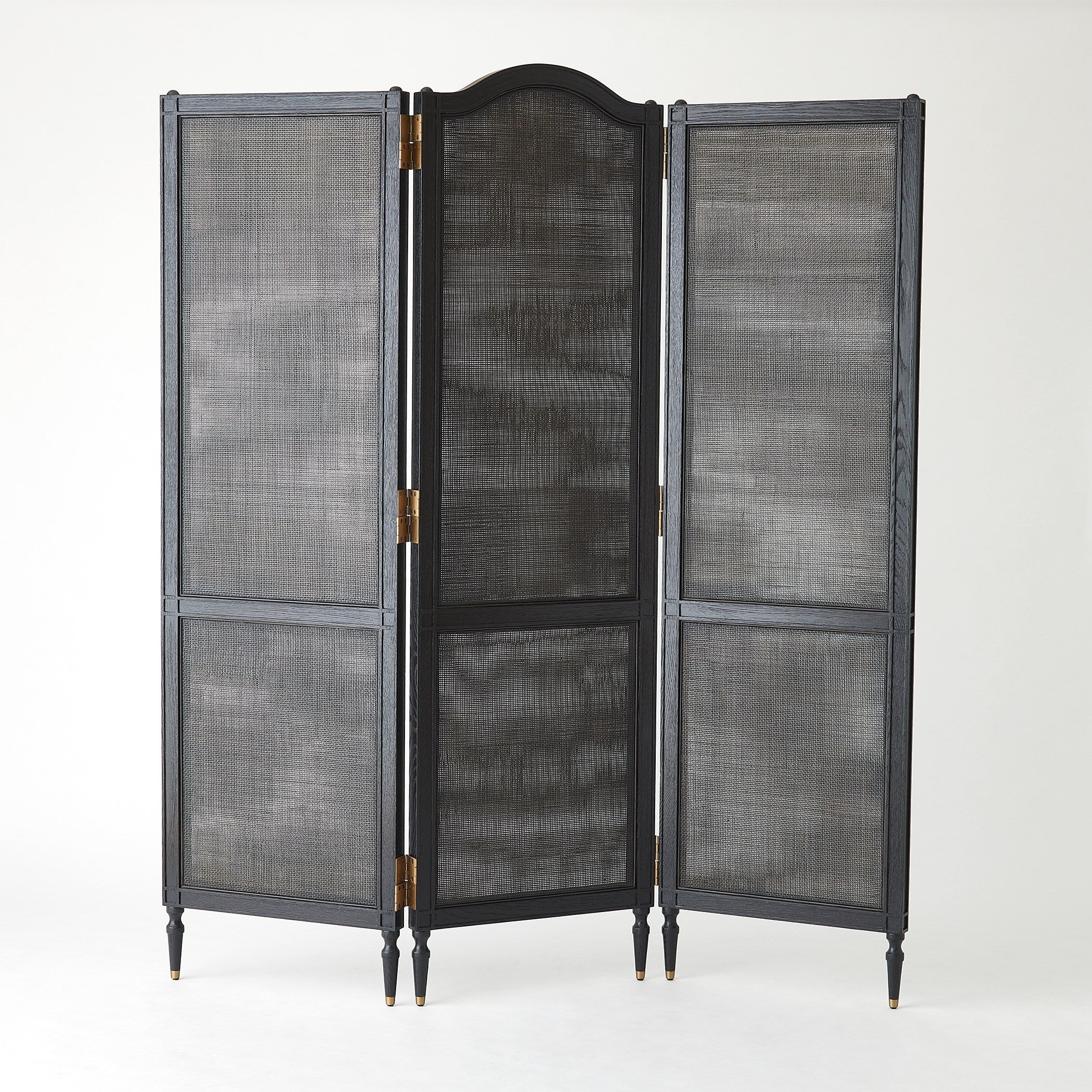 Global Views Josephine Screen-Blackened Oak