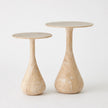 Global Views Dea Table-Travertine-Lg