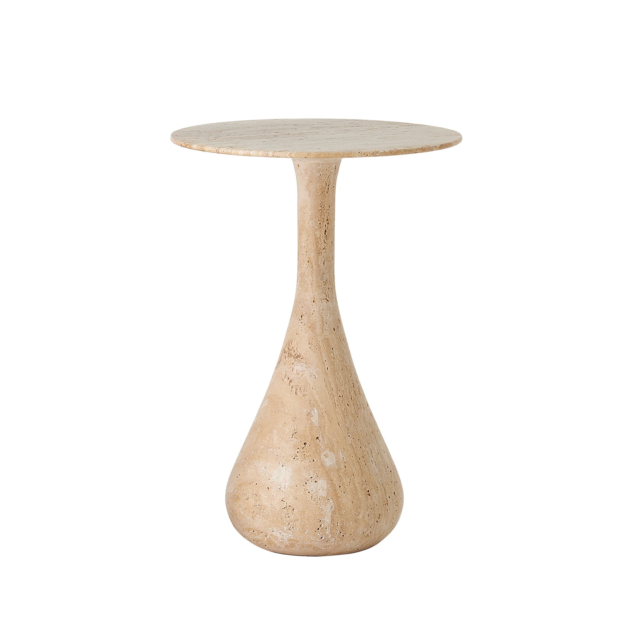 Global Views Dea Table-Travertine-Lg