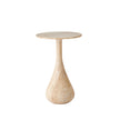 Global Views Dea Table-Travertine-Sm