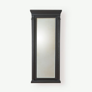 Global Views Josephine Floor Mirror-Blackened Oak