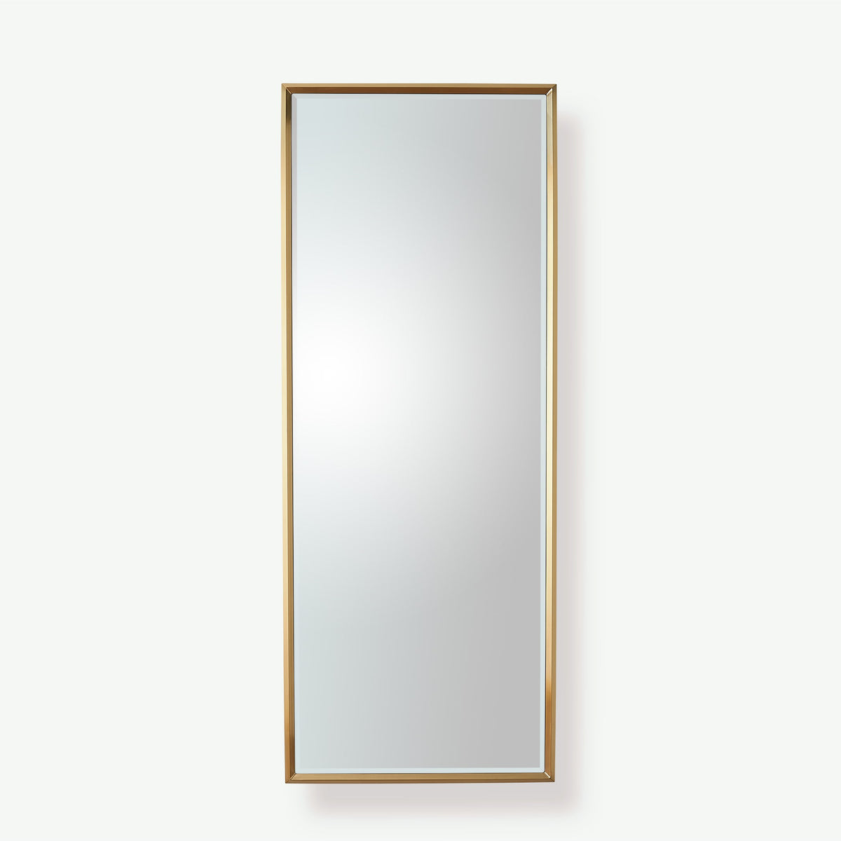 Global Views Reeves Floor Mirror-Brass