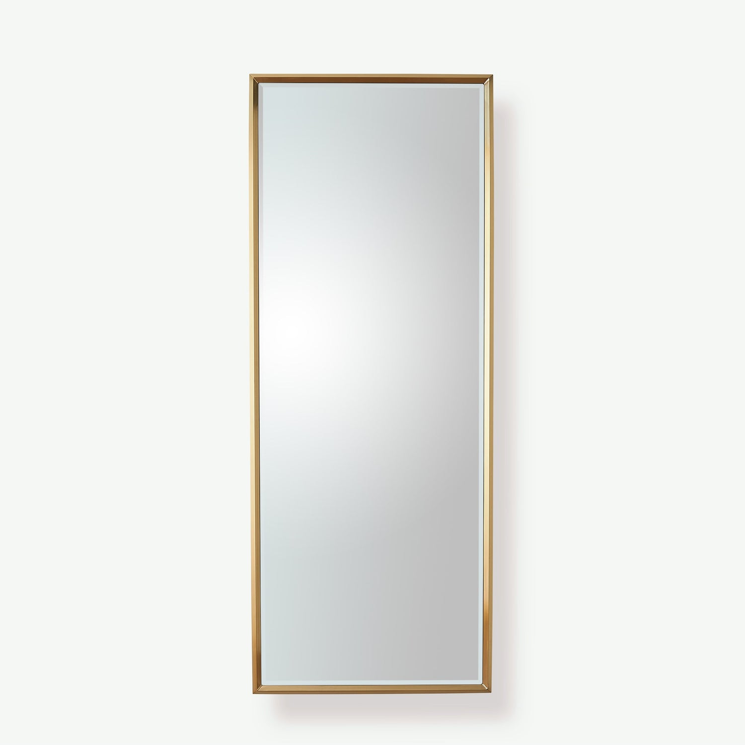 Global Views Reeves Floor Mirror-Brass
