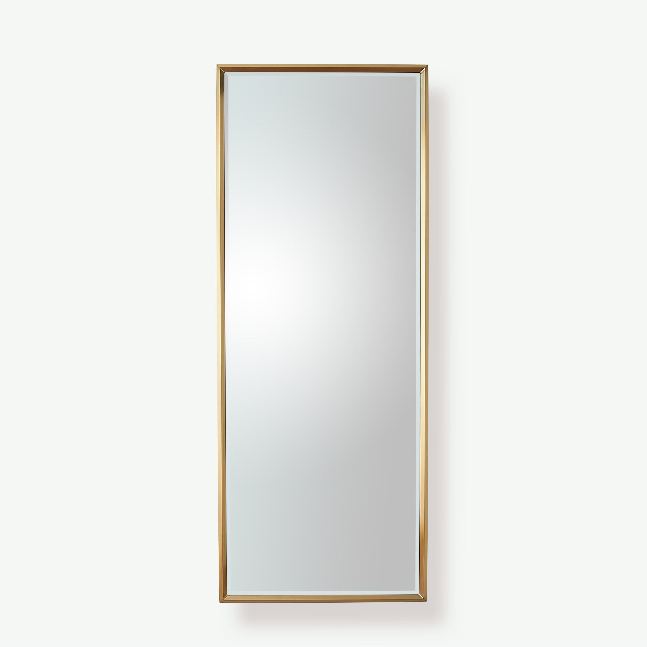 Global Views Reeves Floor Mirror-Brass