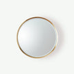 Global Views Hudson Mirror Brass