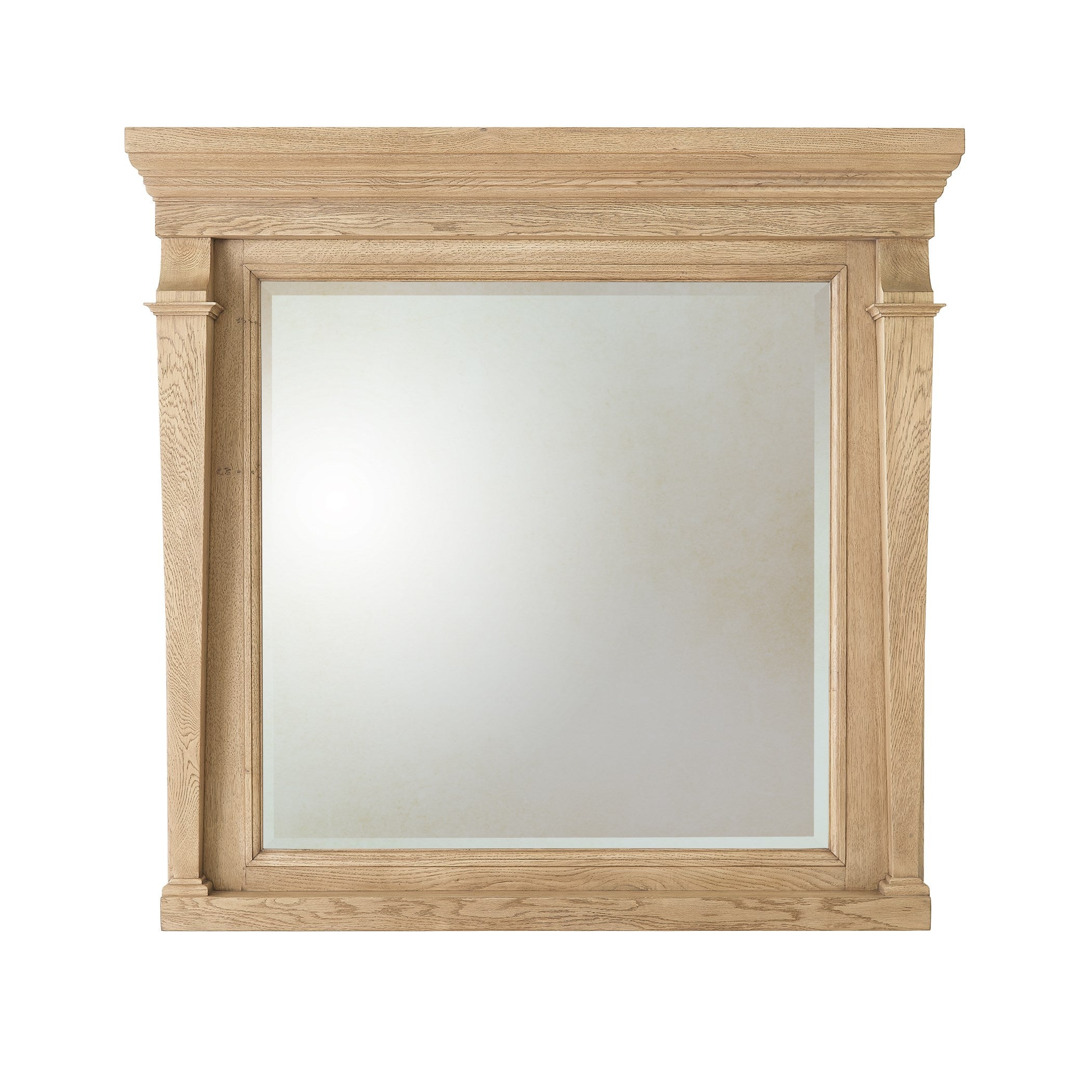 Global Views Josephine Mirror-Bleached Oak