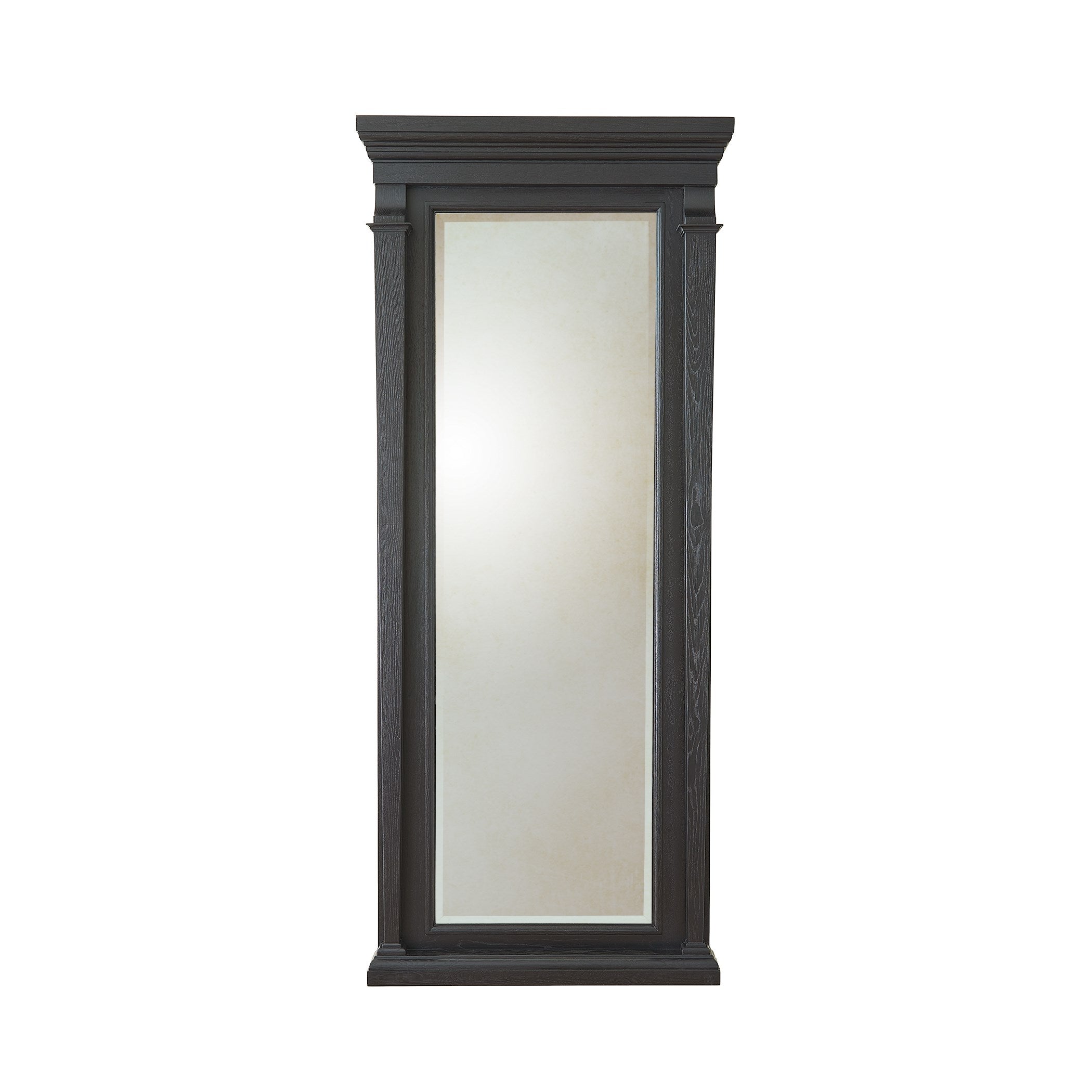 Global Views Josephine Floor Mirror-Blackened Oak
