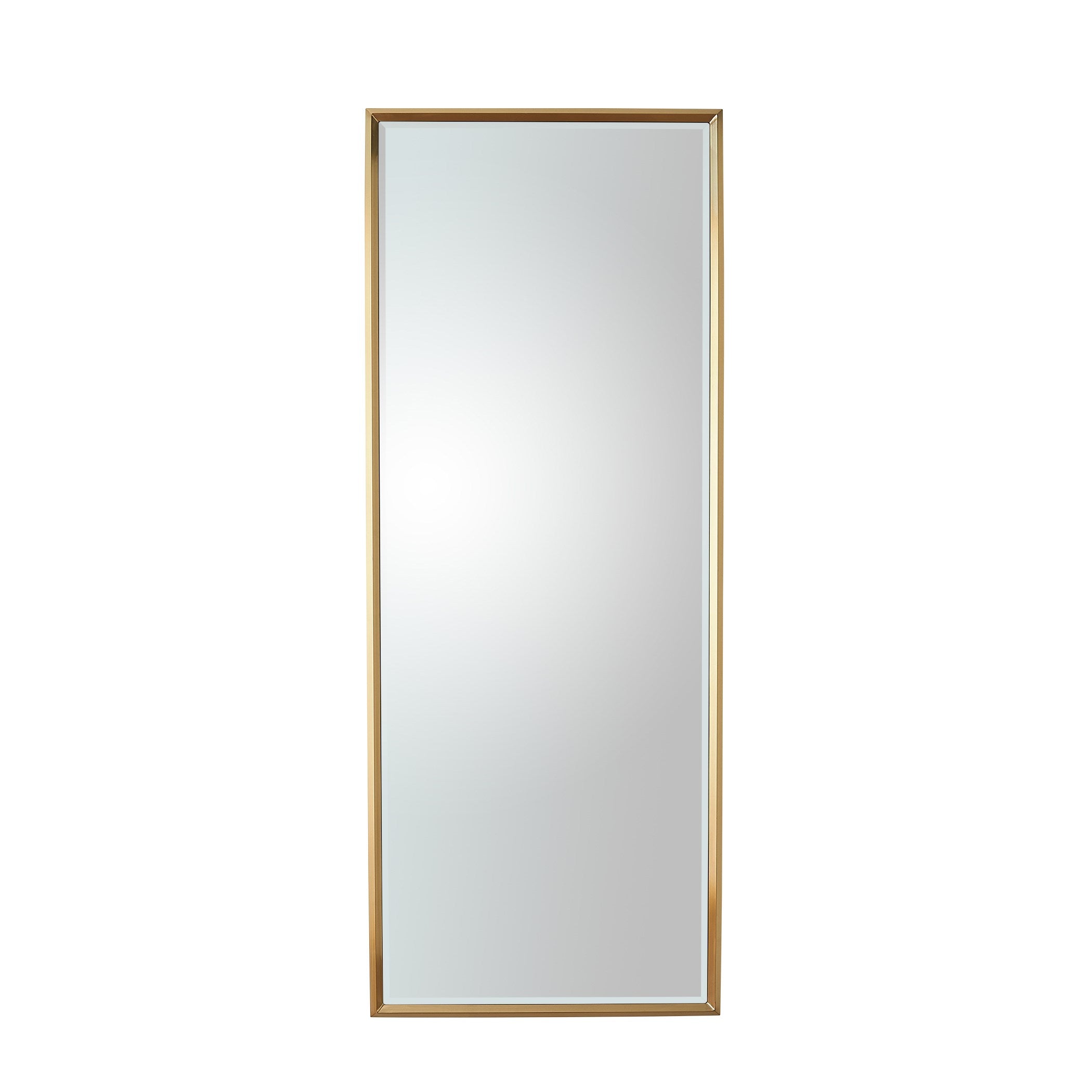 Global Views Reeves Floor Mirror-Brass
