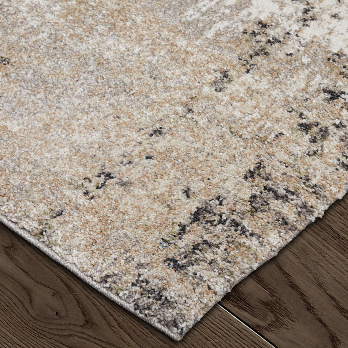 Feizy Skyview 39Q9F Modern Abstract Rug in Gray/Taupe/Ivory
