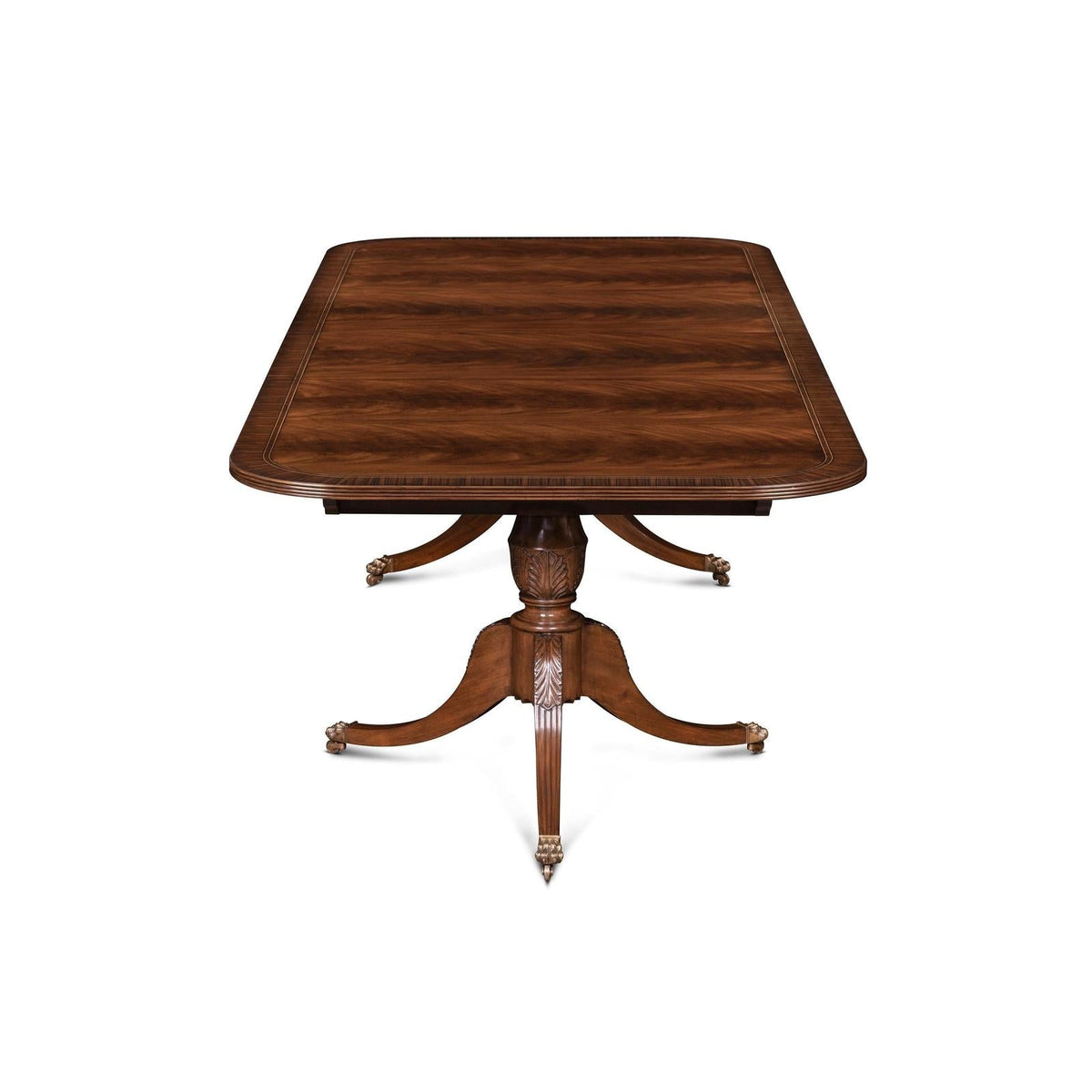 Maitland Smith Bleached Reeded Dining Table