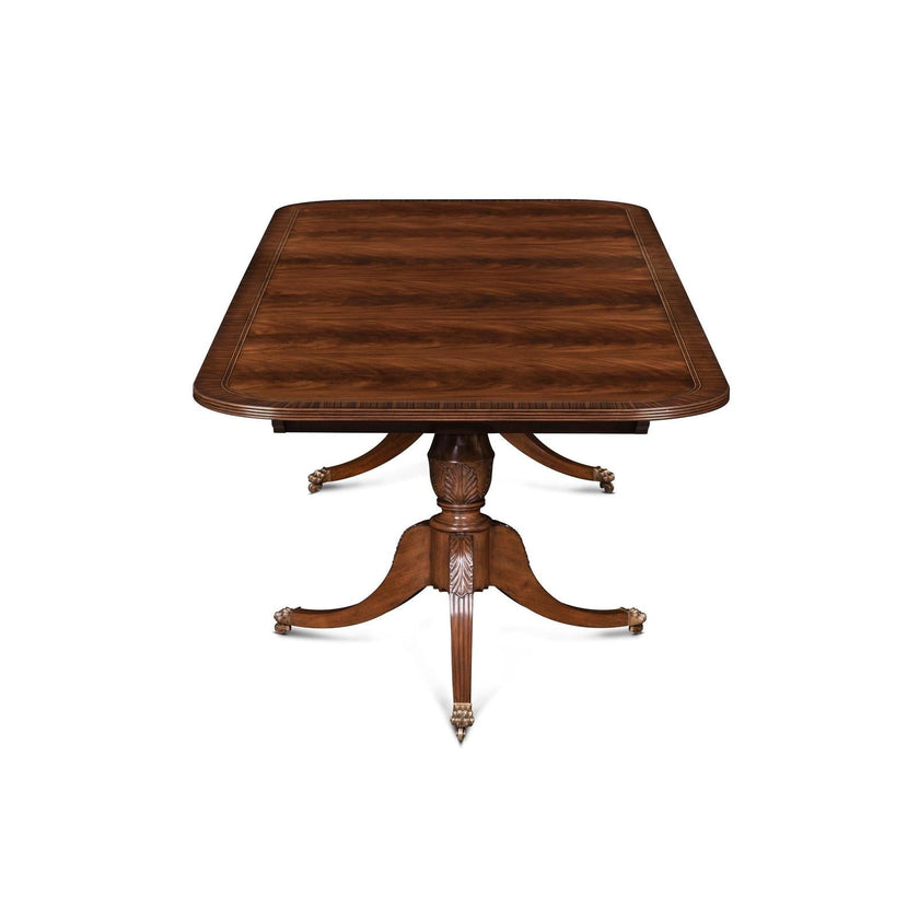 Maitland Smith Bleached Reeded Dining Table