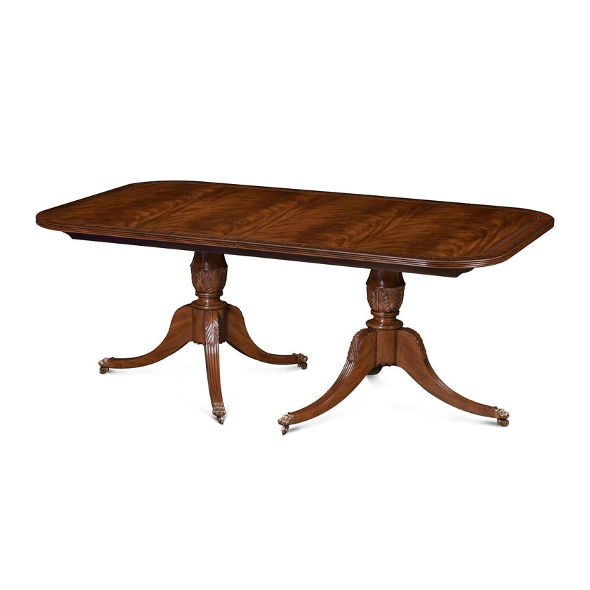 Maitland Smith Bleached Reeded Dining Table