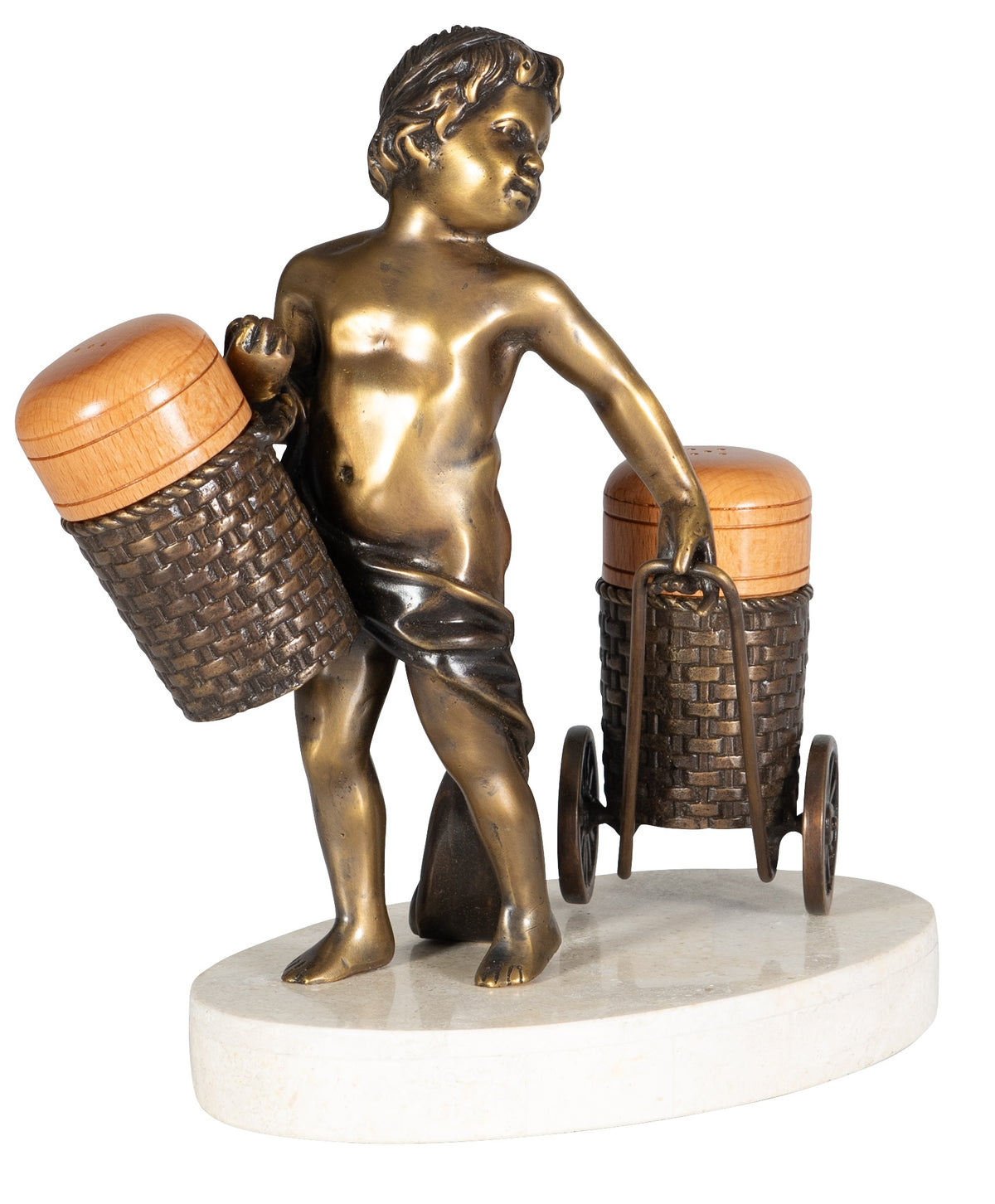 Maitland Smith Salt And Pepper Sculpture