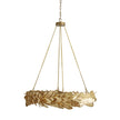 Global Views Laurel Chandelier-Brass