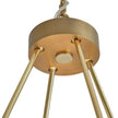 Global Views Laurel Chandelier-Brass